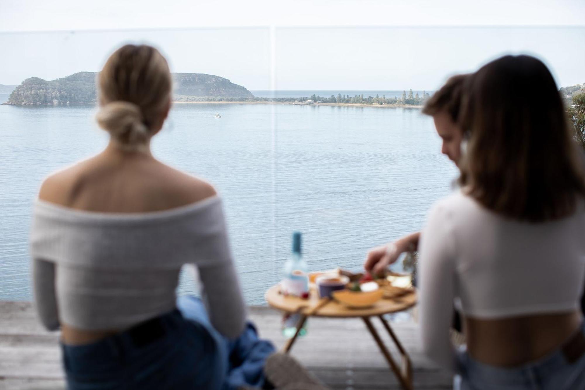 Great Mackerel Beach Cape Mackerel Cabin With Magic Palm Beach & Pittwater Viewsヴィラ エクステリア 写真